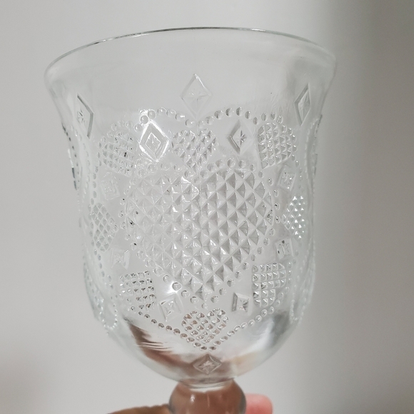 NIB vintage Avon 1978 Heart & Diamond Fostoria Loving Cup scented Candle holder - Picture 14 of 14